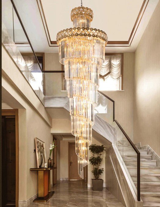 Large Modern And Luxury Crystal And Handblown Glass Chandeliers - ATY Home Decor