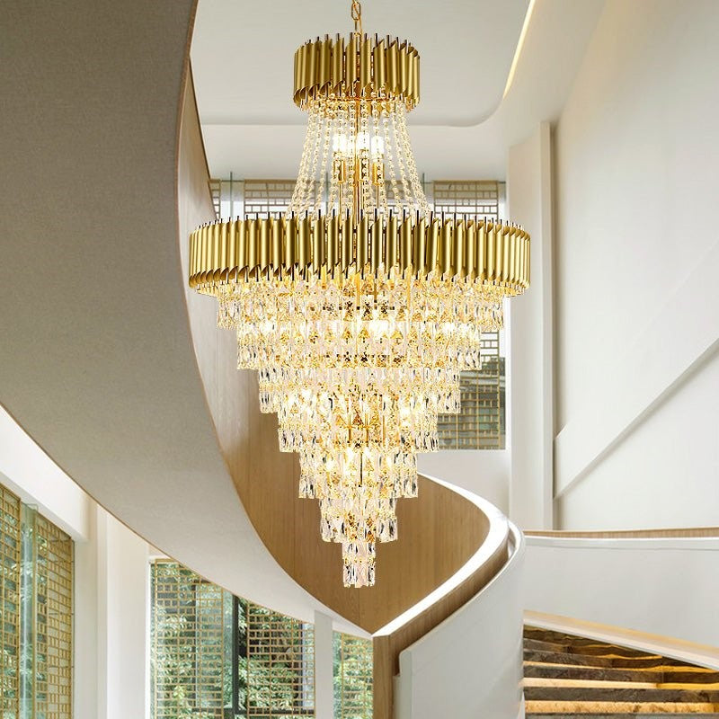 Large Foyer Crystal Chandeliers