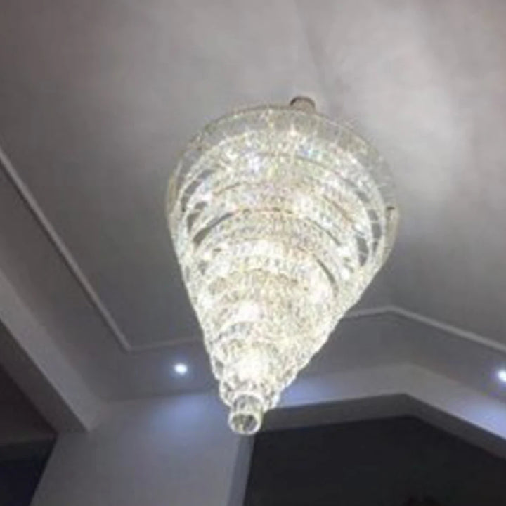 Luxury Multi-Layer Crystal Chandelier for Modern Foyers, Large Dining Rooms and  Staircases