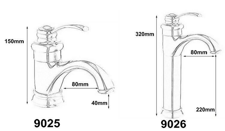 Antique Brass Faucet Bathroom Faucets Crane Sink Basin Mixer Tap - ATY Home Decor