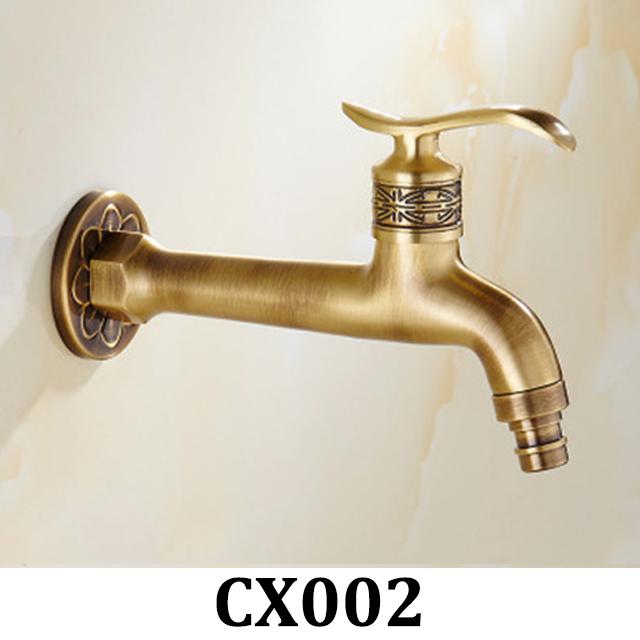 Bathroom Faucet Brass Tap Kitchen Outdoor Garden Taps High Quality Washing Machine Mop Luxury Antique Decorative Bibcock - ATY Home Decor