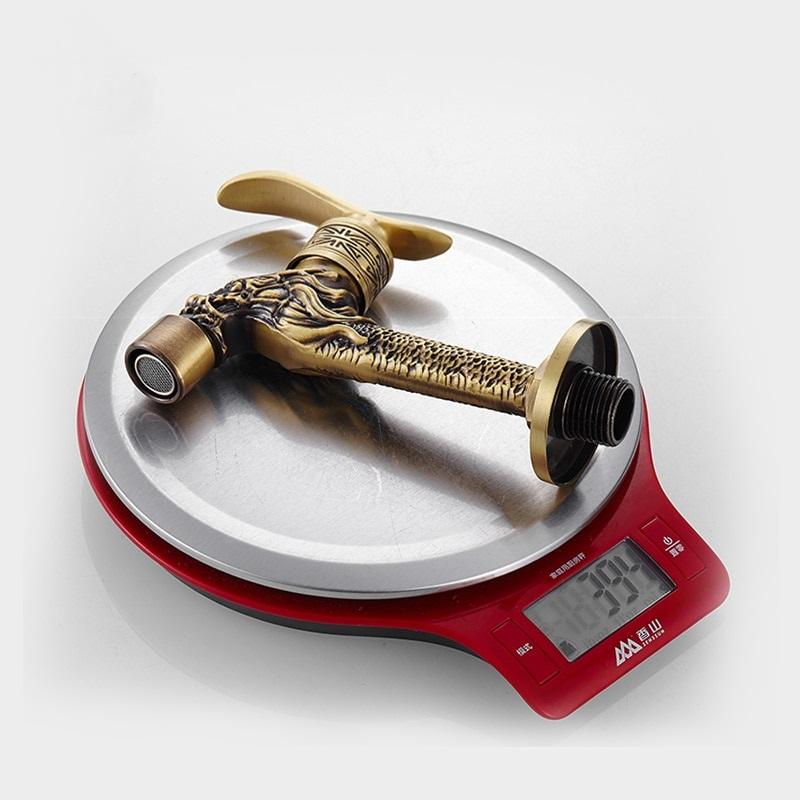 Bathroom Faucet Brass Tap Kitchen Outdoor Garden Taps High Quality Washing Machine Mop Luxury Antique Decorative Bibcock - ATY Home Decor