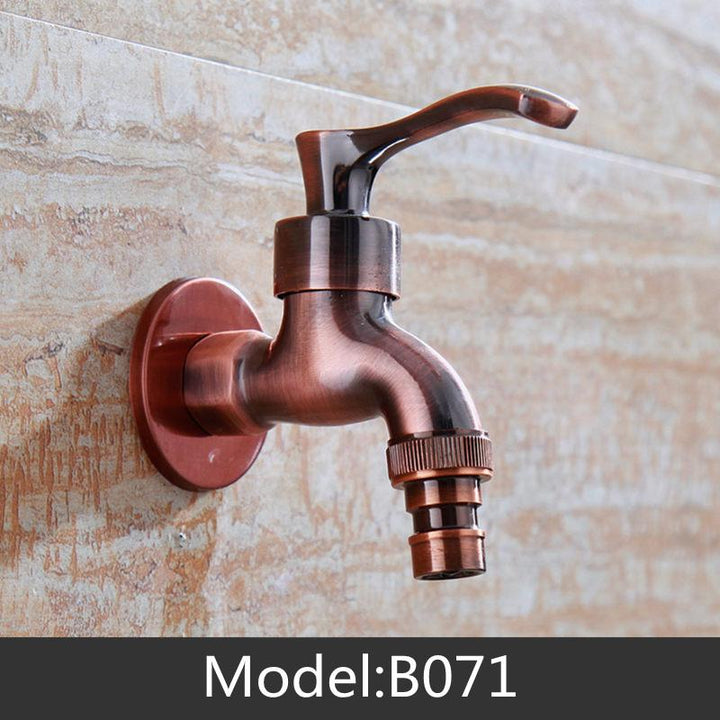 Bathroom Faucet Brass Tap Kitchen Outdoor Garden Taps High Quality Washing Machine Mop Luxury Antique Decorative Bibcock - ATY Home Decor