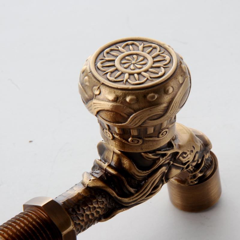 Bathroom Faucet Brass Tap Kitchen Outdoor Garden Taps High Quality Washing Machine Mop Luxury Antique Decorative Bibcock - ATY Home Decor