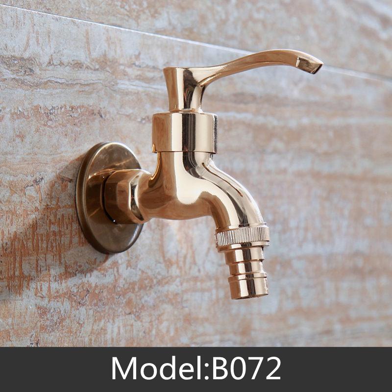 Grifo de baño, grifo de latón, cocina, grifos de jardín al aire libre, fregona de lavadora de alta calidad, bibcock decorativo antiguo de lujo
