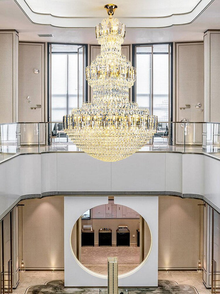 Big Modern Crystal Chandelier European Style Hall Parlor - ATY Home Decor