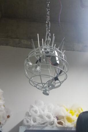 Black Blown Glass Decorative Led Chandeliers Lighting Living Room Kitchen Lamp Glass Ceiling Chandelier - ATY Home Decor