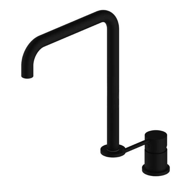 Brass Hot And Cold Bathroom Super Long Pipe Two Holes Basin Faucet Bathroom Faucet Sink Tap 360 Rotating Widespread Basin - ATY Home Decor