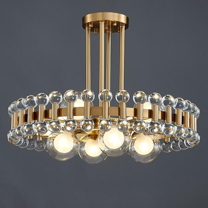 Colorful Modern Crystal Chandelier For Living And Dining Room