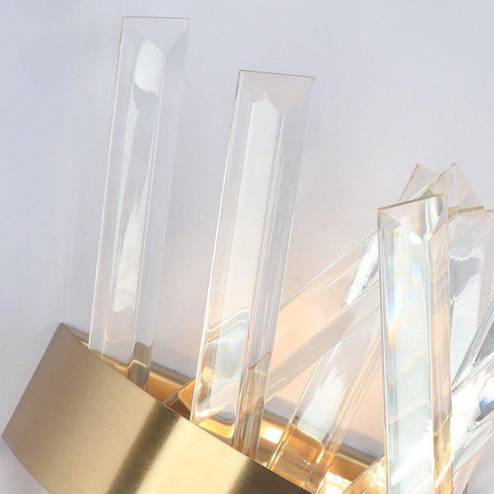 Crystal Wall Light Fixture Bedroom Beside Gold Wall Lamps Bathroom Led Wall Sconce