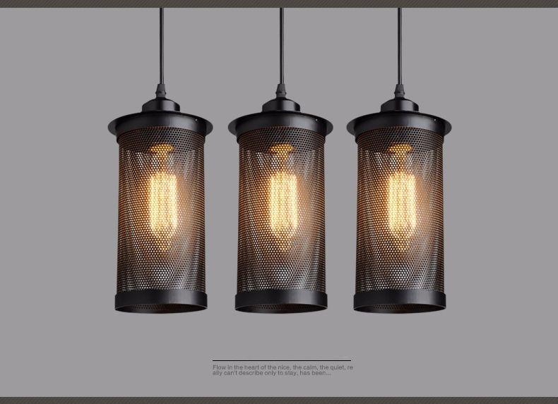 Lámpara colgante de llama, lámpara colgante vintage, isla de cocina, villa, loft, accesorio de iluminación de suspensión retro