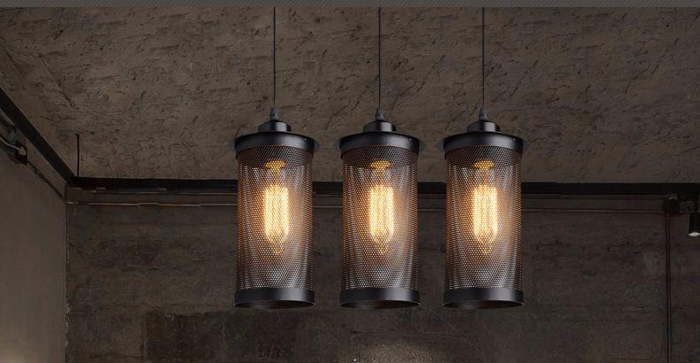 Lámpara colgante de llama, lámpara colgante vintage, isla de cocina, villa, loft, accesorio de iluminación de suspensión retro