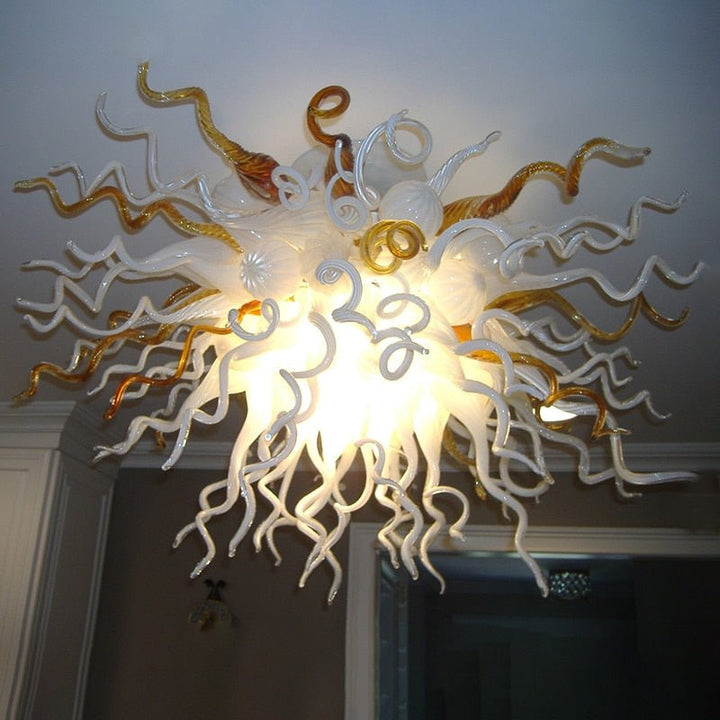 LED Light Murano Glass European Style Ceiling Lamp