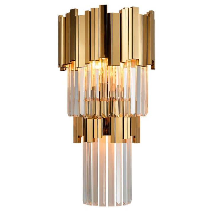 Lighting Post-Modern Crystal Wall Sconce Light Crystal Wall Luxury Creative Warm Hallway Bedroom Bedside Lamp