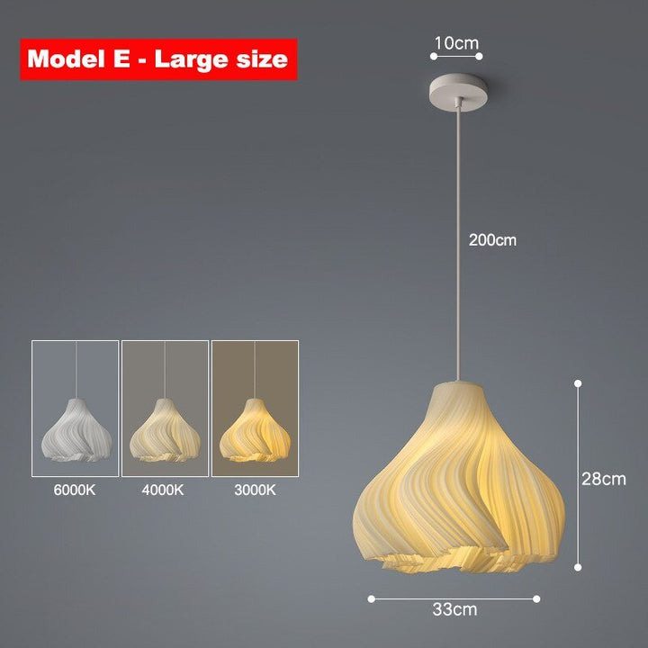 Modern 3D Creative Small Chandelier Pendant Lights for Restaurant Bedside Bar Kitchen Kids Room