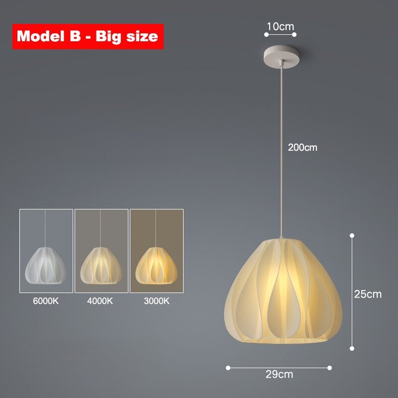 Modern 3D Creative Small Chandelier Pendant Lights for Restaurant Bedside Bar Kitchen Kids Room