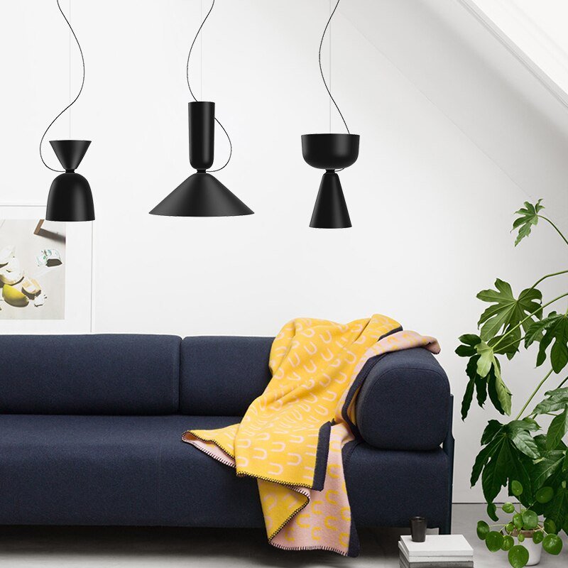 Modern LED Colorful Pendant Light Kitchen Island Suspension Lamp Dining Table Hanging Lamp Macaroon Loft Kitchen Lamp