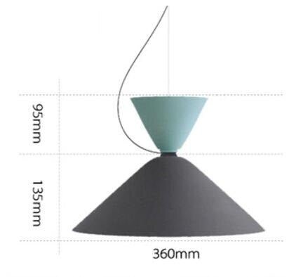 Lámpara colgante colorida LED moderna, lámpara de suspensión para isla de cocina, lámpara colgante para mesa de comedor, lámpara de cocina tipo loft de macarrón