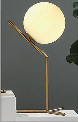 Lámpara de mesa LED moderna, lámpara de escritorio, pantalla de luz, bola de cristal, lámpara de mesa, luz de escritorio para dormitorio, sala de estar, piso, cabecera, diseños dorados