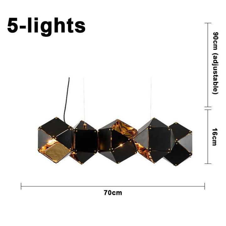 Lámpara colgante creativa de metal moderno para sala de estar, comedor, diseño circular, lámparas colgantes, decoración del hogar, accesorios de iluminación