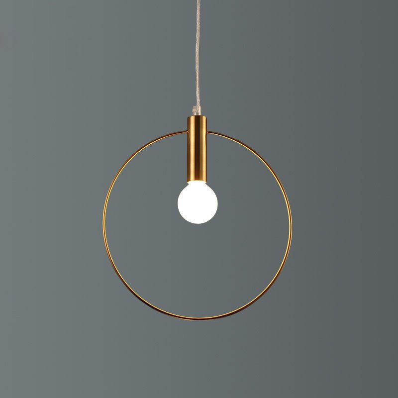 Modern Pendant Light Pendant Lamp Single Ring Hanglamp Arts Decoration Lighting For Lobby Dining Room Suspension E14 Lights