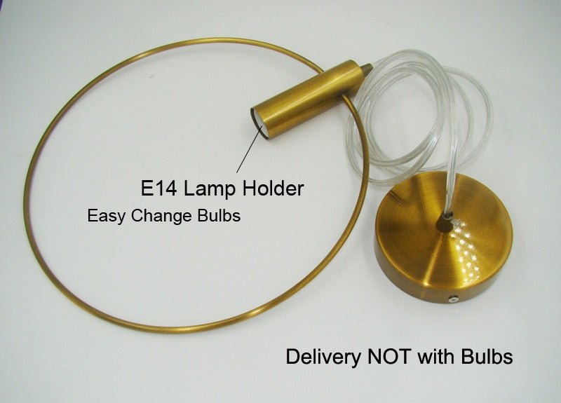 Lámpara colgante de luz colgante moderna, lámpara colgante de un solo anillo, iluminación decorativa artística para vestíbulo, comedor, suspensión, luces E14