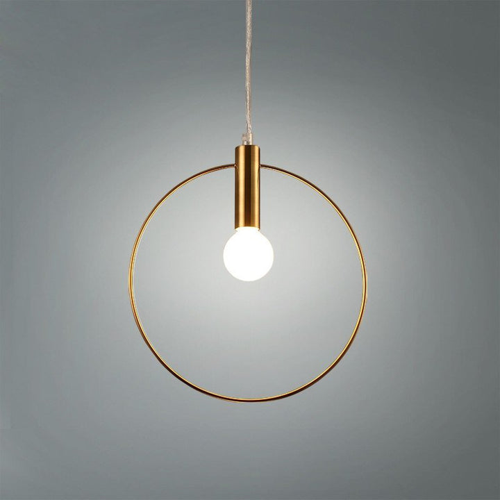 Modern Pendant Light Pendant Lamp Single Ring Hanglamp Arts Decoration Lighting For Lobby Dining Room Suspension E14 Lights
