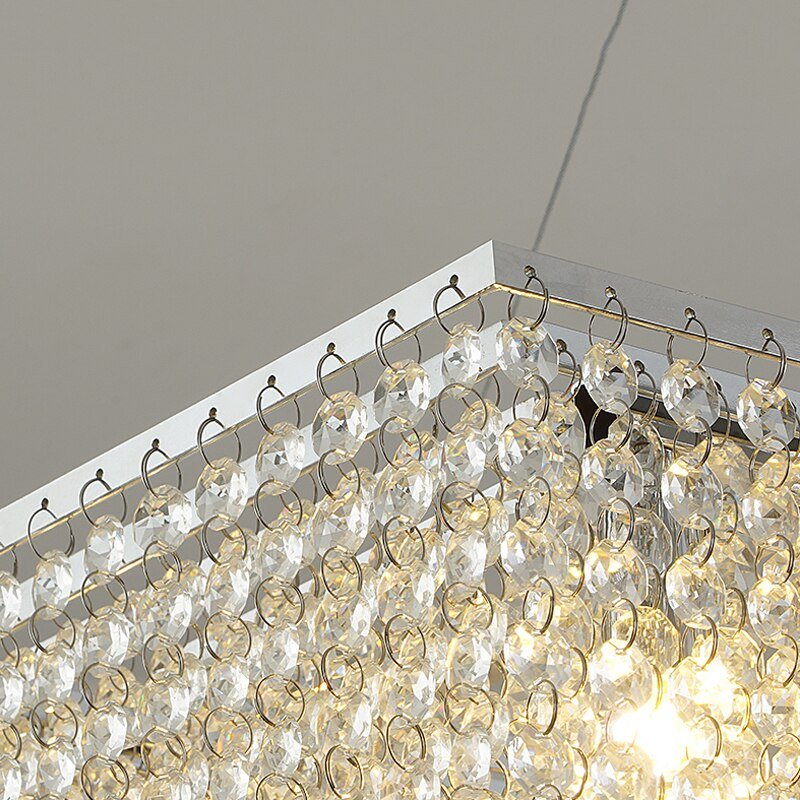 Modern Round Crystal Chandelier For Living Room Chrome Gold - ATY Home Decor