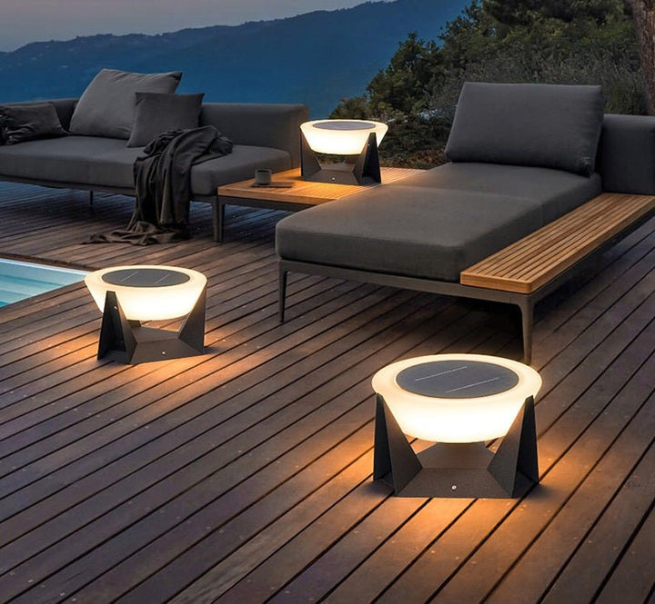 Luz solar moderna para jardín, lámpara de césped, luz solar Led, lámpara de calle al aire libre, impermeable, IP65, luz de paisaje, decoración de jardín