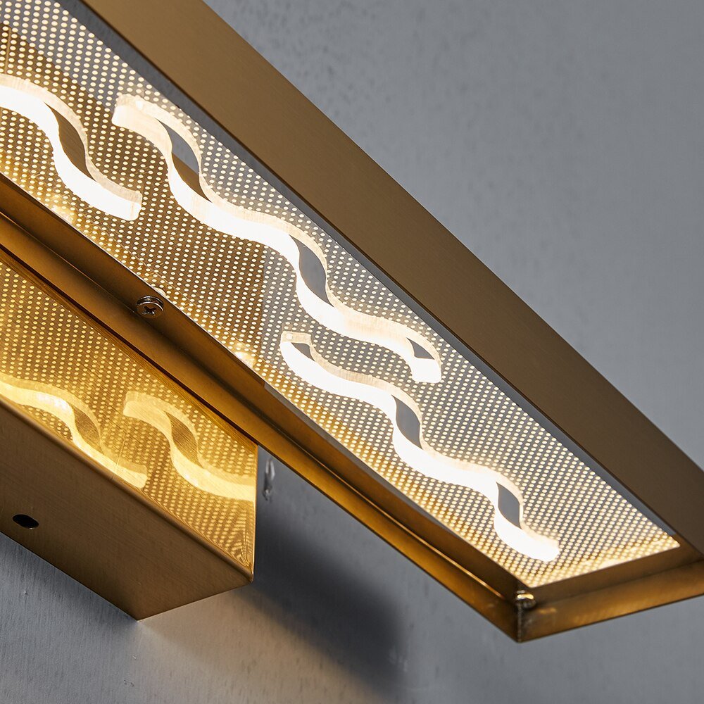 Aplique de pared moderno, lámpara de pared negra dorada para mesita de noche, dormitorio, sala de estar, luz de pared, decoración del hogar de lujo, iluminación interior