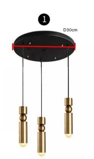 Modern Nordic Pendant LED Lighten a Kitchen, Dining Room Counter, Livingroom or Office Space