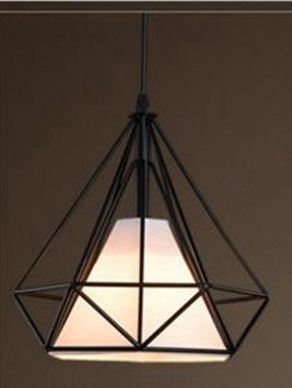 Luces colgantes, moderno y colorido Birdcage LED Luz de cocina Isla de cocina Lámpara colgante Marco Lámpara colgante Accesorio de iluminación
