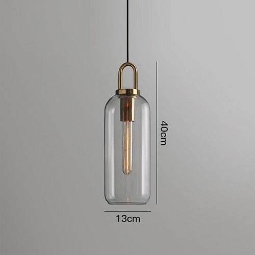 Postmodern Glass Pendant Lights Luxury Lamps For Restaurant Bedroom Bedside Glass Ball Single