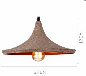 Set Of 3 Pendant Light Lamp Shade Retro Nordic Hemp Rope Loft Home Industrial Lighting For Kitchen Island Dining Room