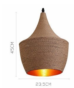 Set Of 3 Pendant Light Lamp Shade Retro Nordic Hemp Rope Loft Home Industrial Lighting For Kitchen Island Dining Room