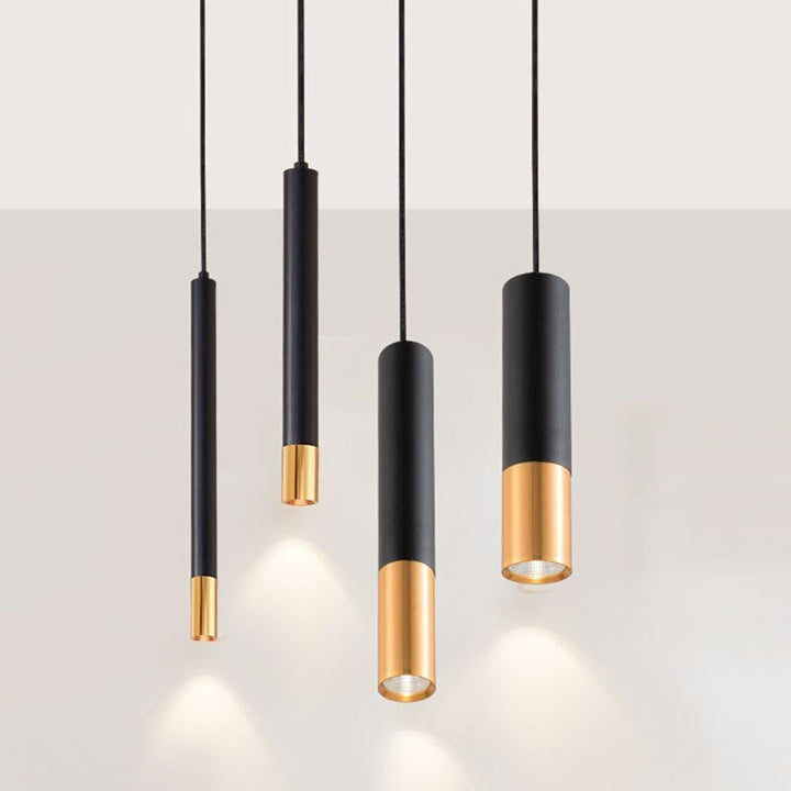 Un solo cabezal largo tubo colgante luces para bar restaurante escalera cocina isla Droplight LED