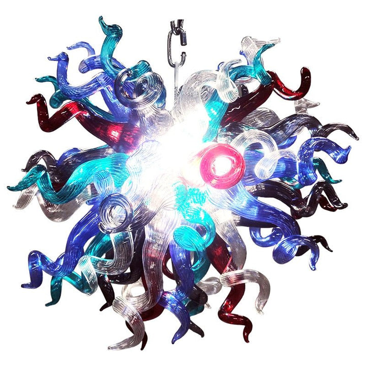 Vintage glas lysekroner kreativt design lamper håndblæst glas lysekrone lys til stuen 