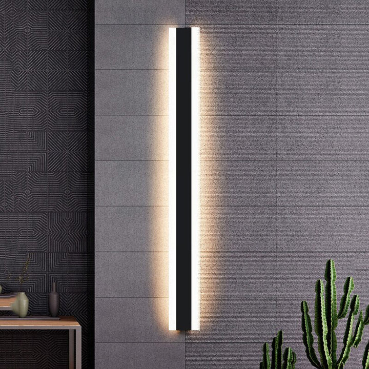 Impermeable largo al aire libre IP65 Lámpara de pared LED para jardín Villa Porche Pared Sconce
