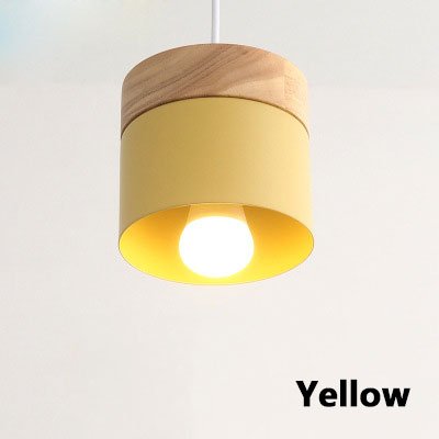 Wooden Nordic Simplicity LED E27 Pendant light Modern Hanging Lights